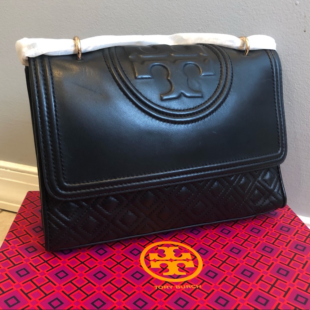 Tory Burch Fleming Shoulderbag Bag black NWT